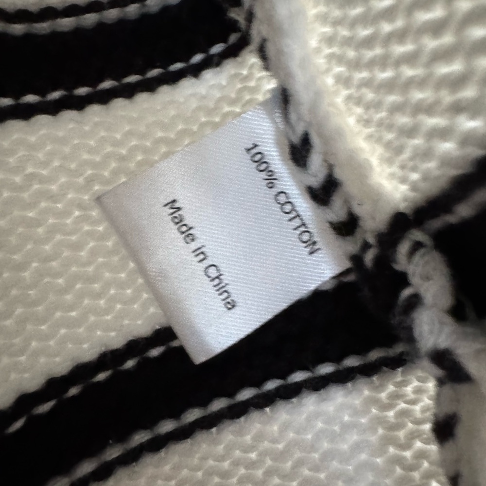 La Ligne Jill Sweater white/black stripe size medium - Picture 6 of 10